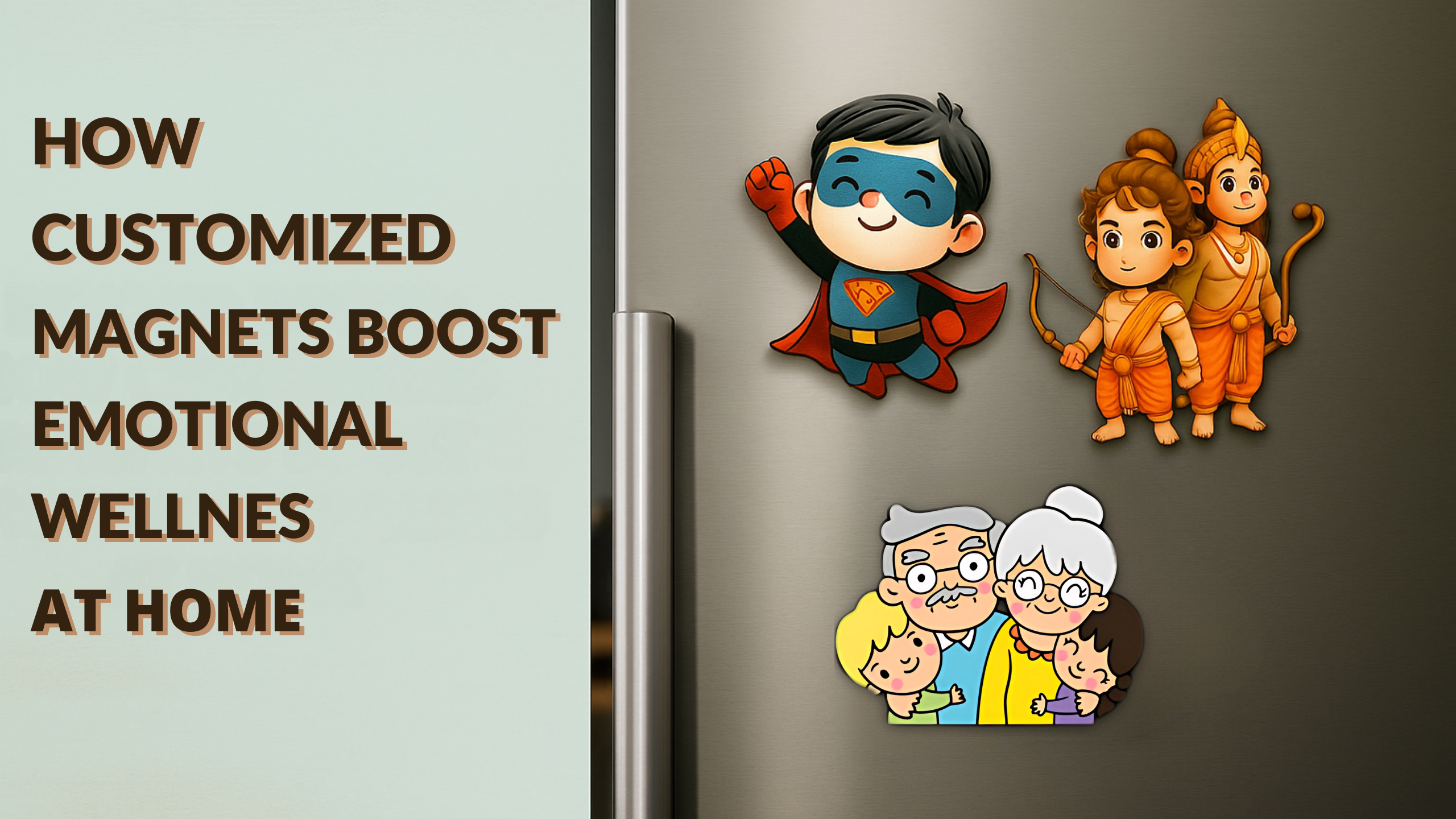 Beyond Decor: How Customized Magnets Boost Emotional Wellness at Home