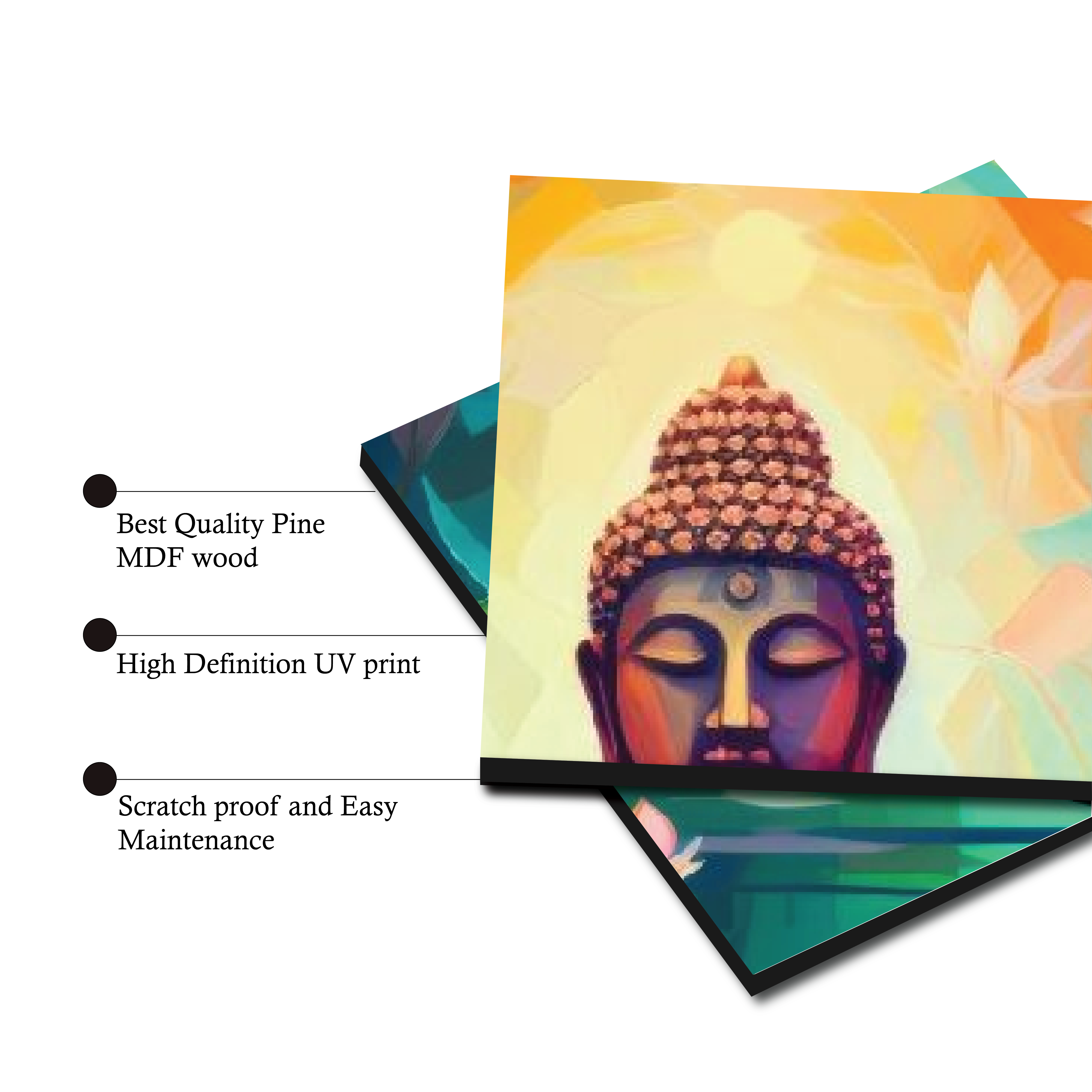 Wall Tiles Set - Lord Buddha Style 2