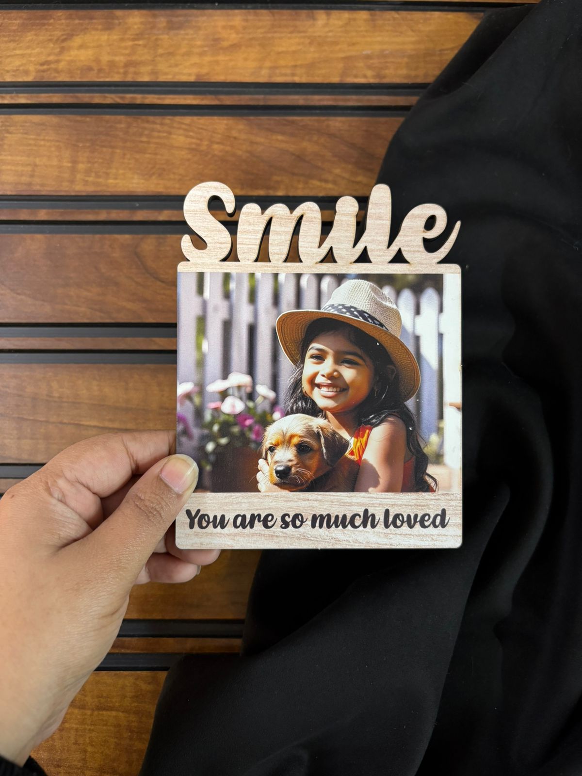 Customised Photo Frame - Smile