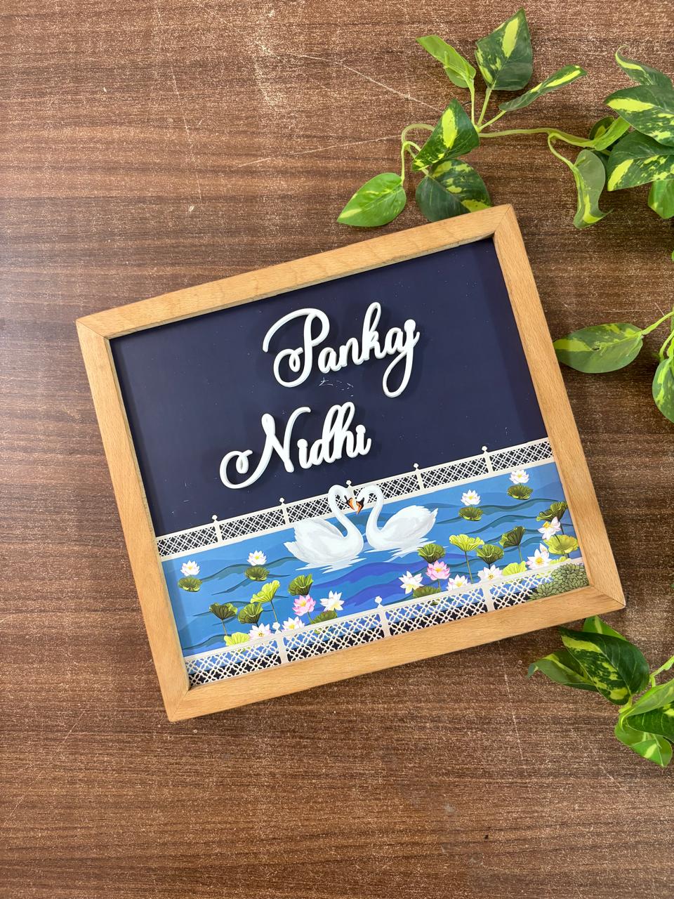 Home Name Plate 2 Layer - Maharaja Pond