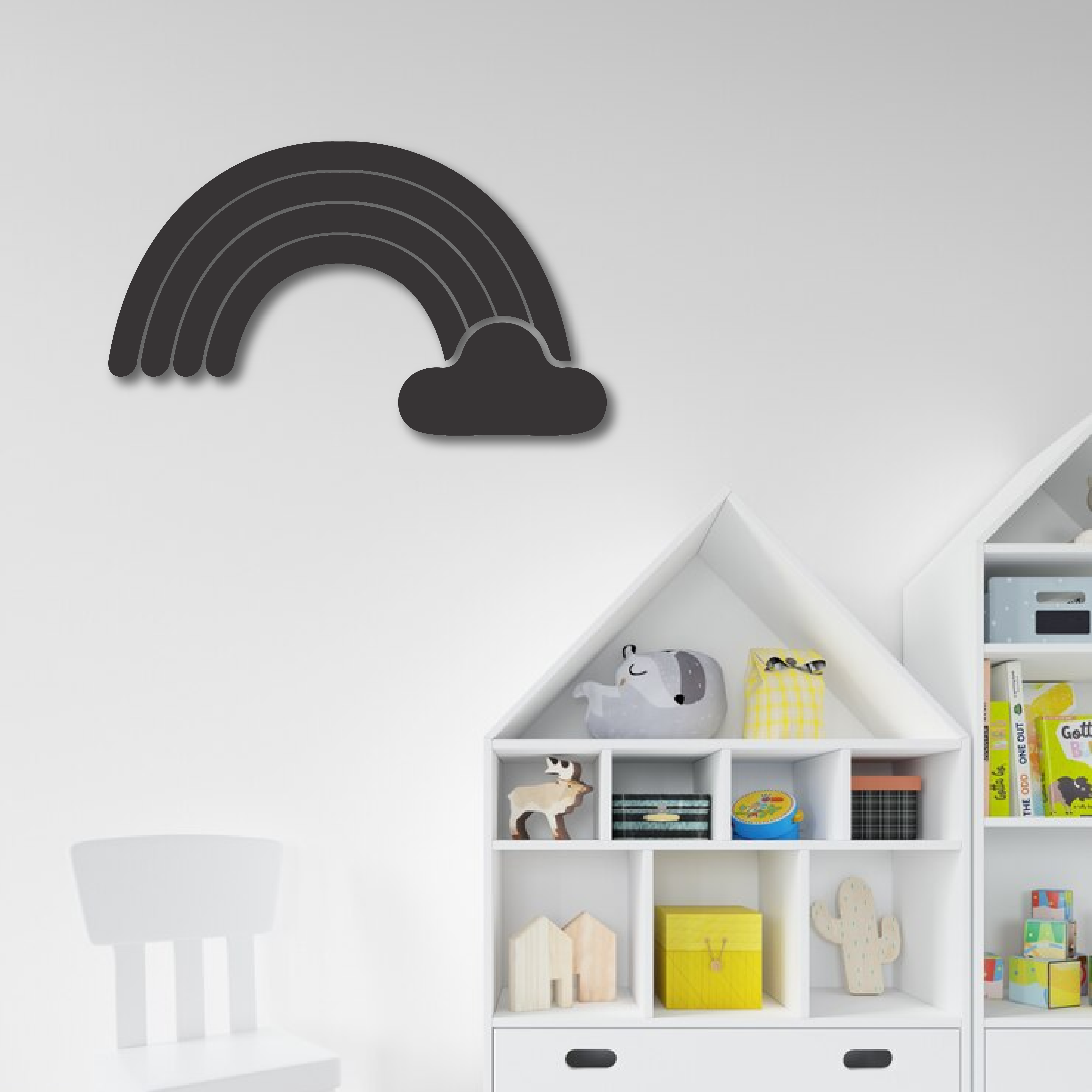 Wood Wall Cutouts -  Rainbow