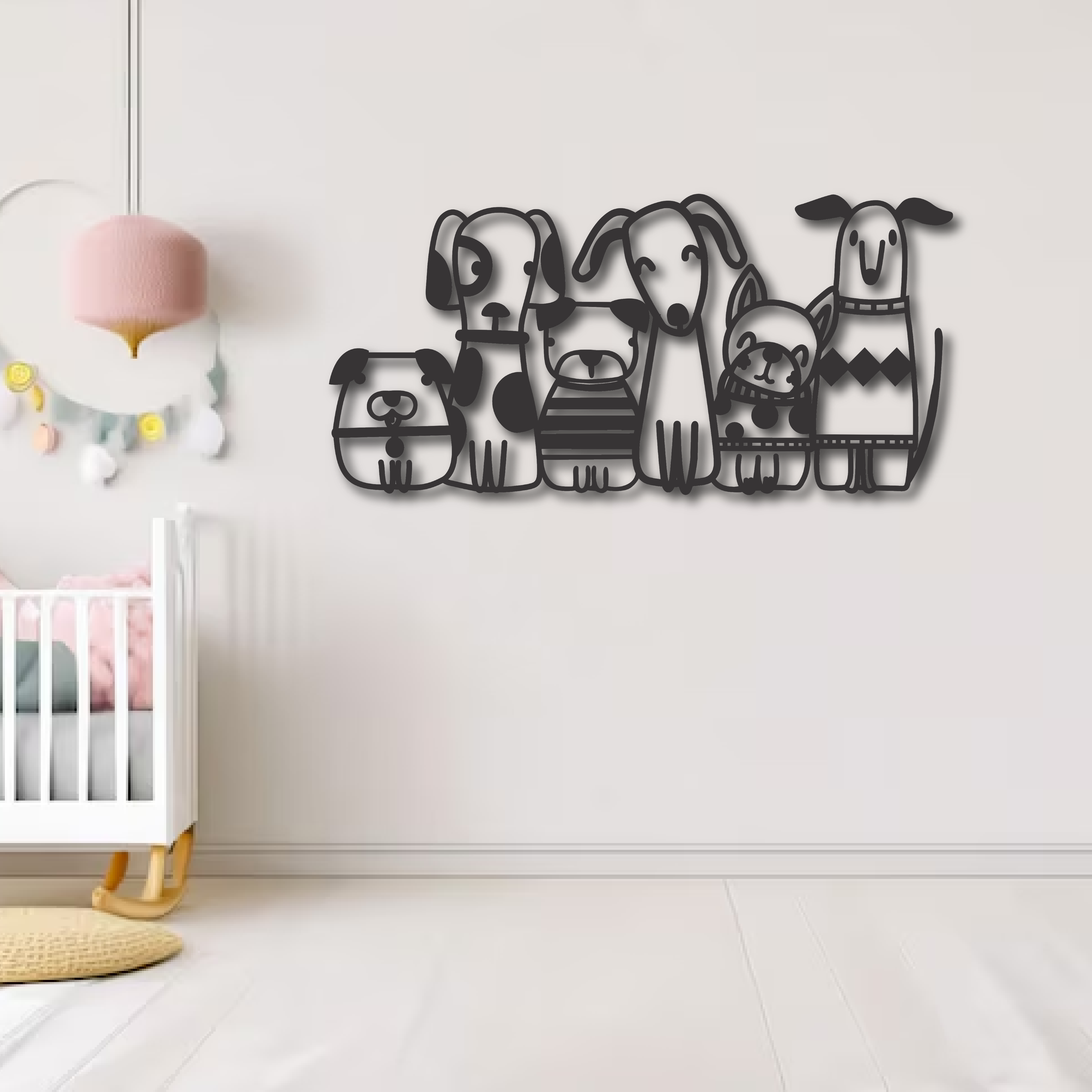 Wood Wall Cutouts -  Find me