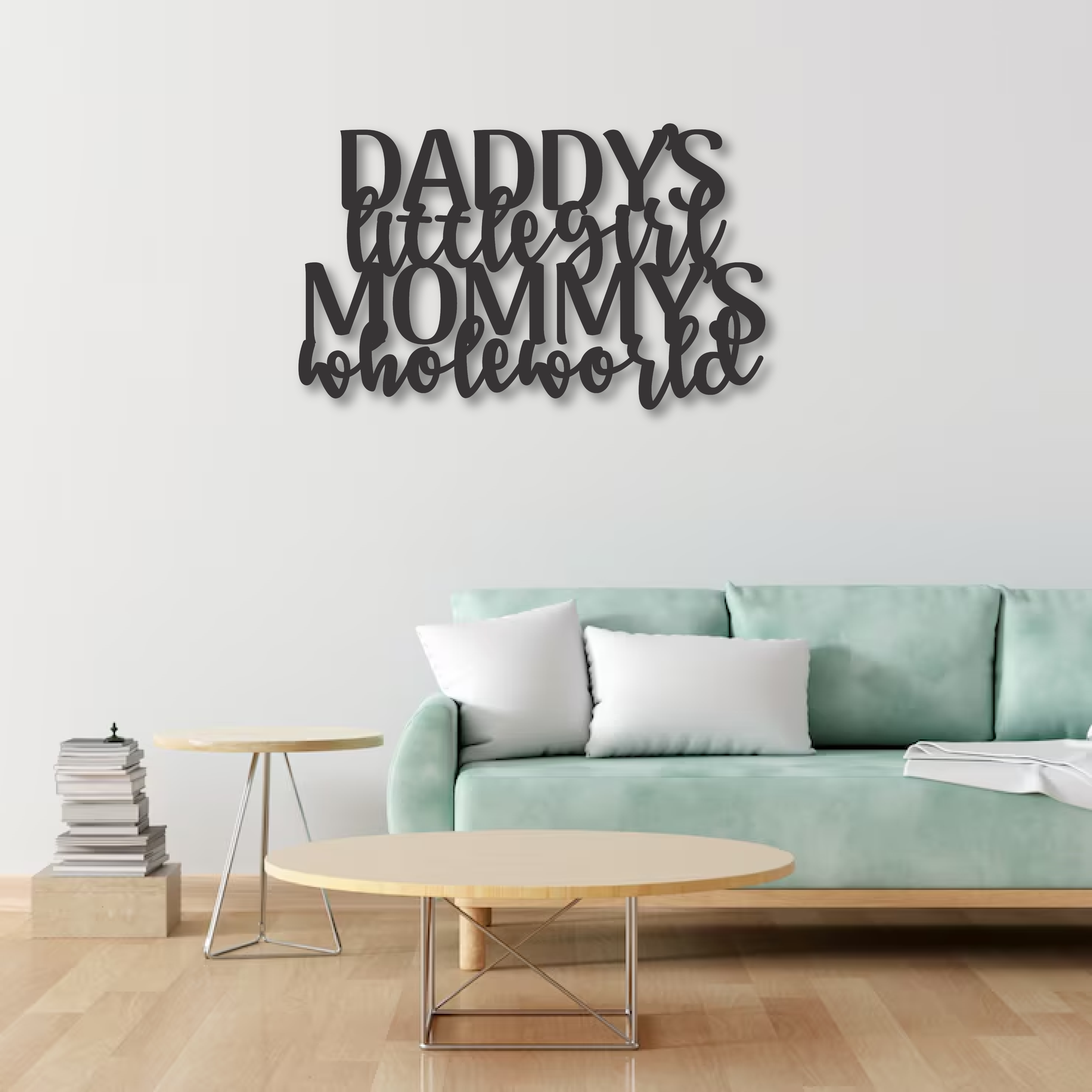 Hindi Wood Wall Cutouts - Mother's World