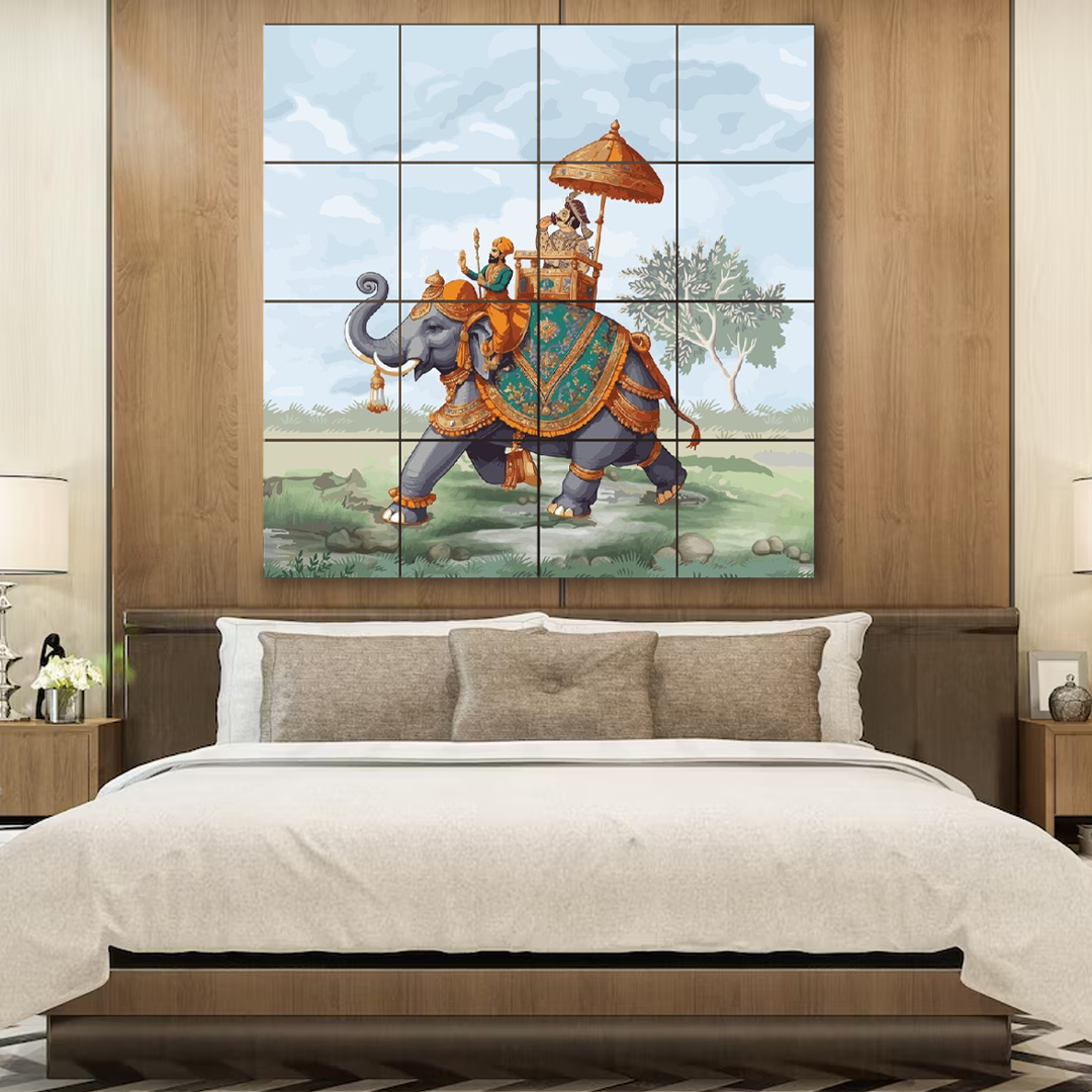 Wall Tiles Set -  Elephant