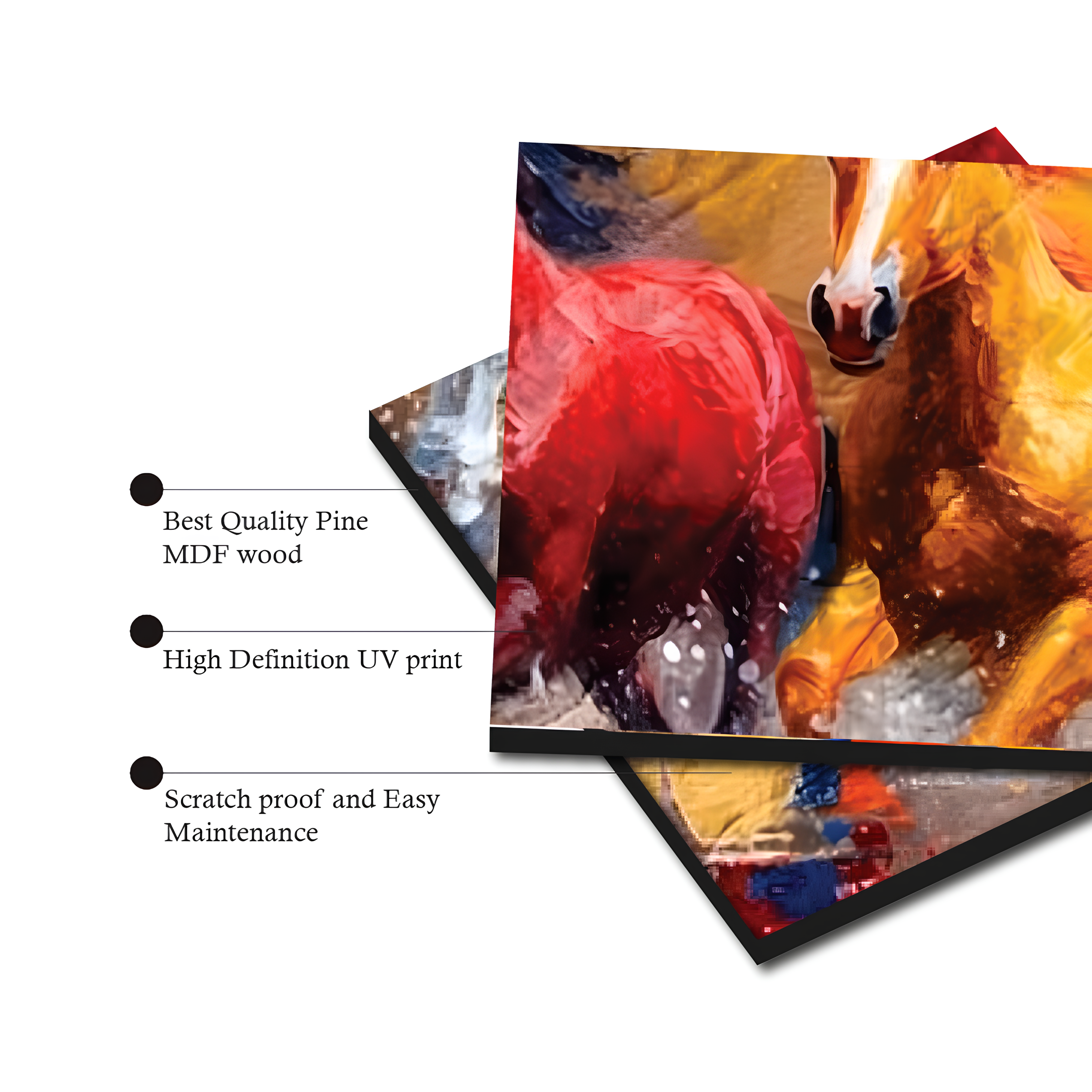 Wall Tiles Set -  Horse style 2