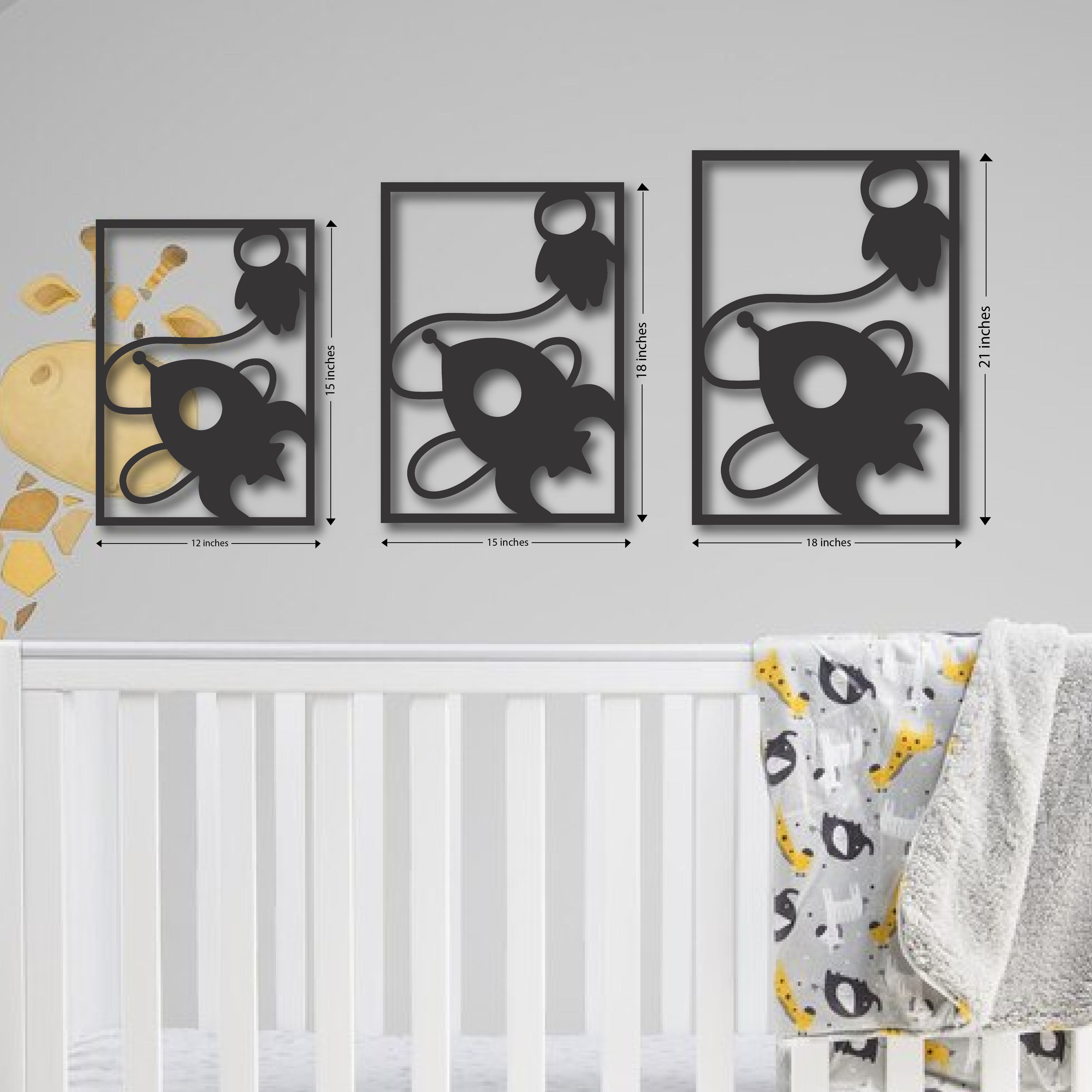 Wood Wall Cutouts -  Astronaut