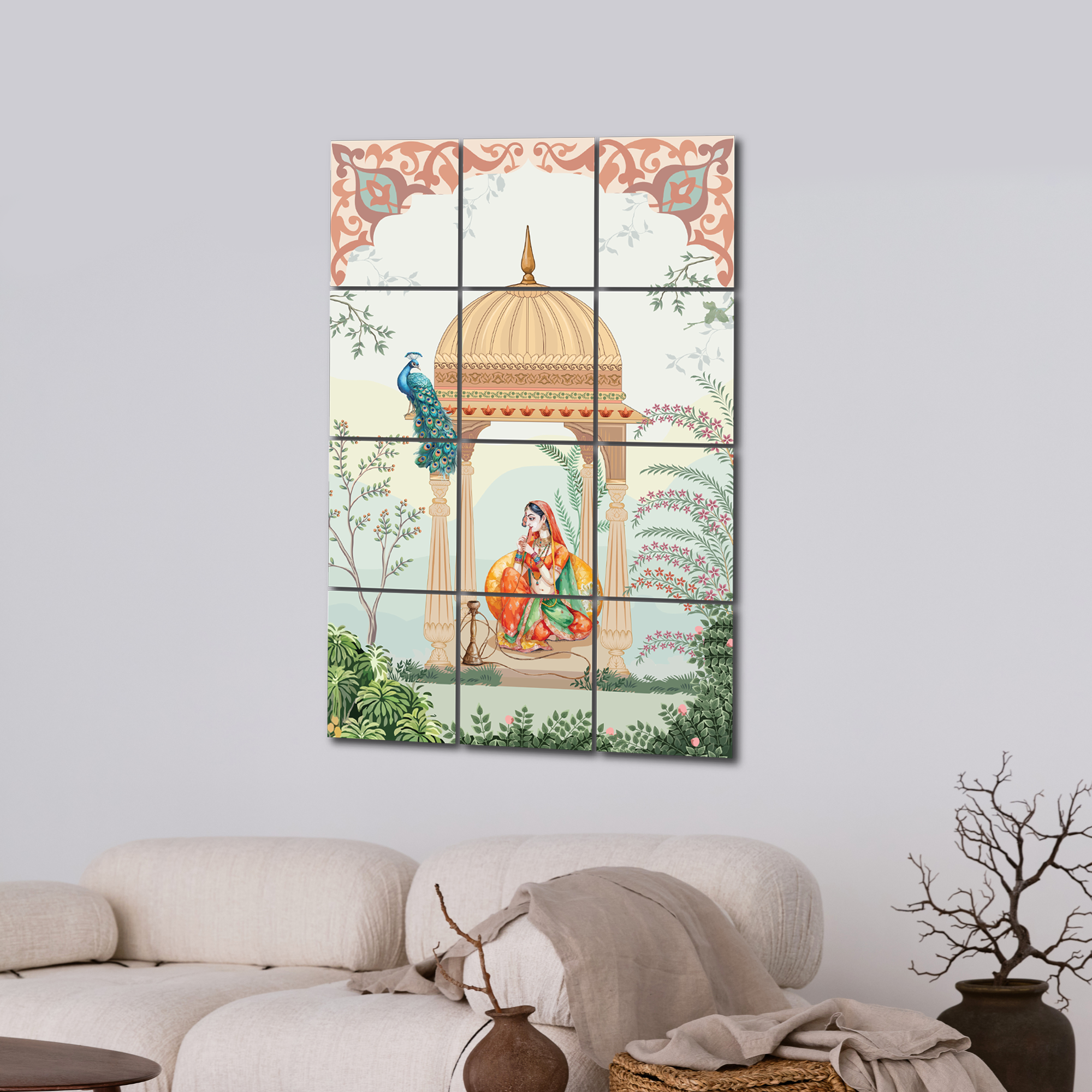 Wall Tiles Set - Rajasthan Royalty Queen