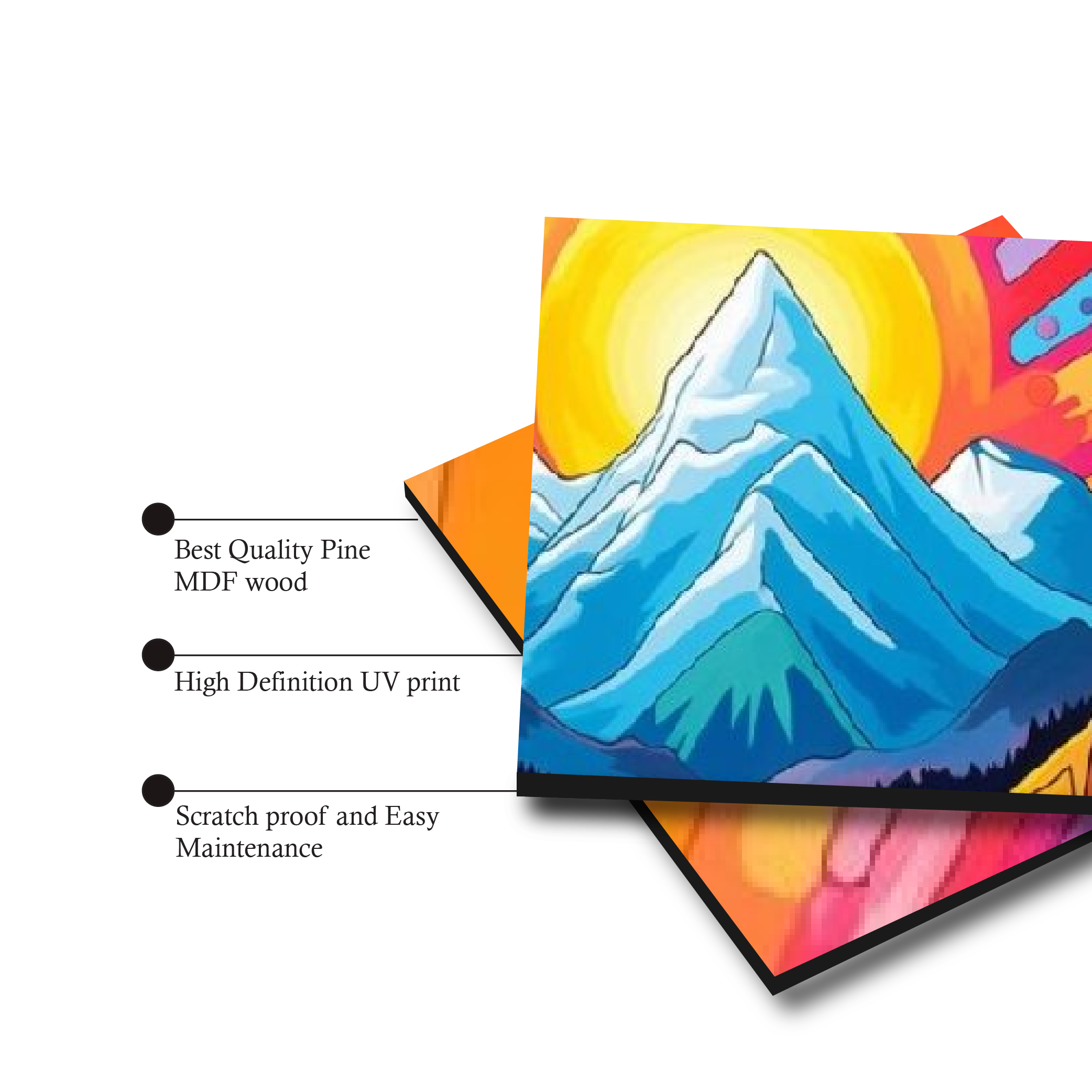 Wall Tiles Set - Sunset